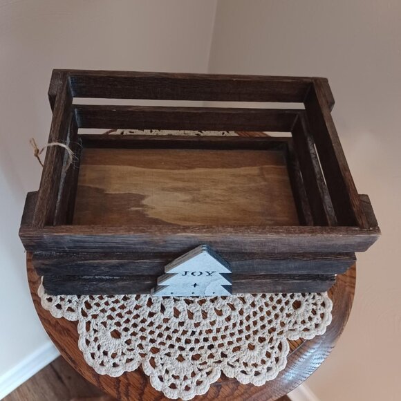 Two Christmas/Winter Crates, NWT - Picture 7 of 8